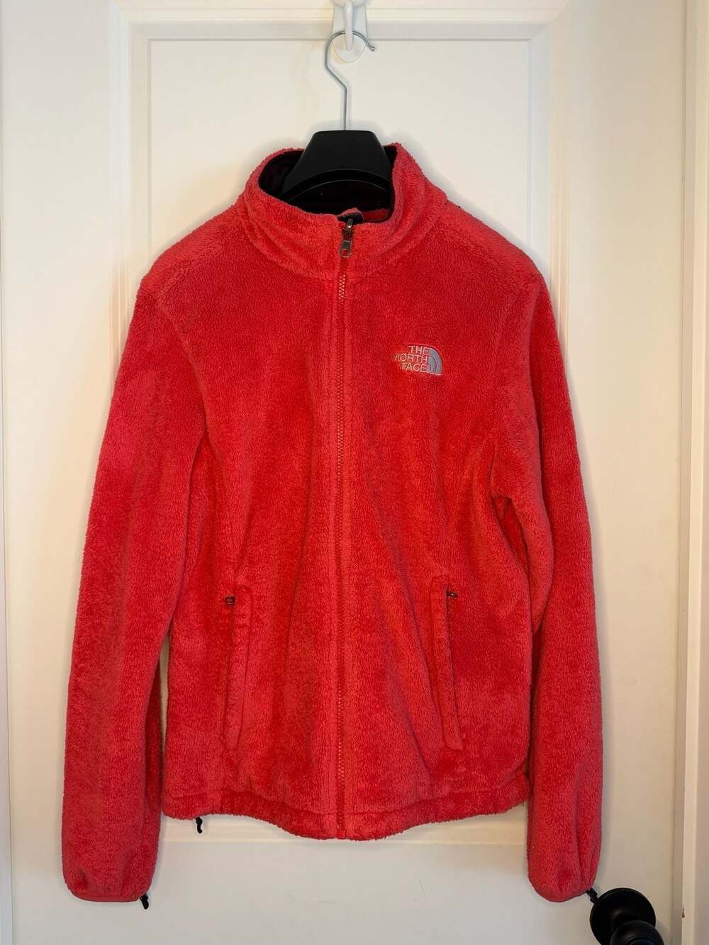 The North Face Osito 2 Fleece Jacket Size M Pink Red Full Zip